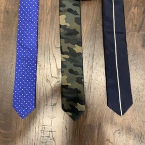 Lot of 3 Skinny Neckties
